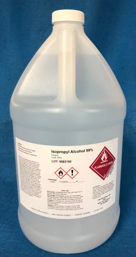 (image for) Isopropyl Alcohol 99% Pure 1 Gallon UPS HAZMAT SHIPPING - Click Image to Close